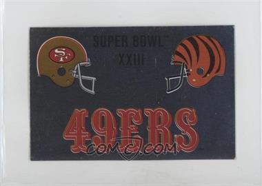 1989 Panini Album Stickers - [Base] #P - Super Bowl XXIII (San Francisco 49ers vs. Cincinnati Bengals)