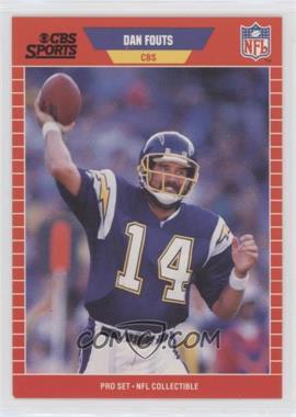1989 Pro Set - Announcers #14 - Dan Fouts [EX to NM]