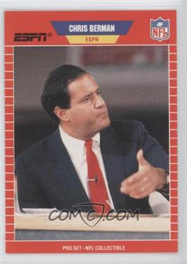 1989 Pro Set - Announcers #5 - Chris Berman