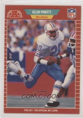 1989 Pro Set - [Base] #151 - Allen Pinkett