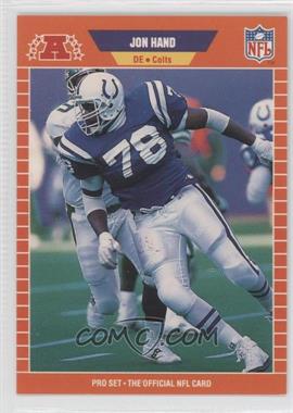 1989 Pro Set - [Base] #162 - Jon Hand