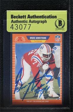 1989 Pro Set - [Base] #244 - Bruce Armstrong [BAS Authentic]