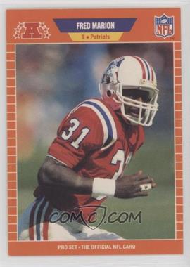 1989 Pro Set - [Base] #253 - Fred Marion [EX to NM]