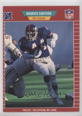 1989 Pro Set - [Base] #282 - Maurice Carthon