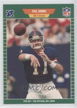 1989 Pro Set - [Base] #291 - Phil Simms