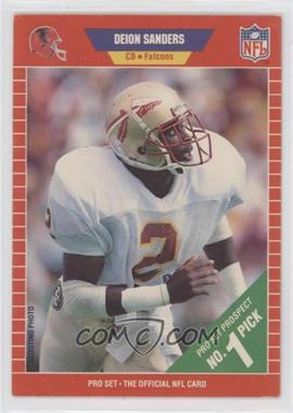 1989 Pro Set - [Base] #486 - Deion Sanders [Good to VG‑EX]