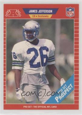 1989 Pro Set - [Base] #539.2 - James Jefferson (Prospect Stripe)