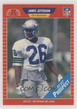 1989 Pro Set - [Base] #539.2 - James Jefferson (Prospect Stripe)