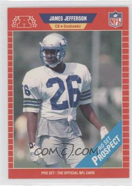 1989 Pro Set - [Base] #539.2 - James Jefferson (Prospect Stripe)