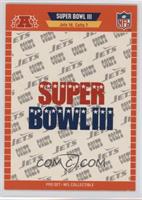 Super Bowl III - New York Jets, Baltimore Colts