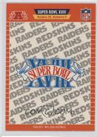 Super Bowl XVIII - Los Angeles Raiders, Washington Redskins