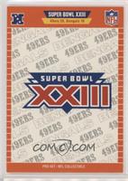 Super Bowl XXIII - San Francisco 49ers, Cincinnati Bengals