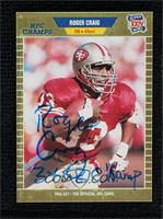 Roger Craig [BAS Beckett Auth Sticker]