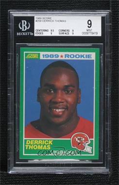 1989 Score - [Base] #258 - Derrick Thomas [BRCR 9]