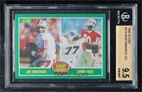 Joe Montana, Jerry Rice [BGS 9.5 GEM MINT]