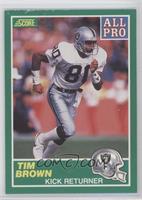 Tim Brown (James Lofton Pictured; White Jersey)