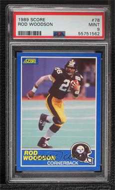 1989 Score - [Base] #78 - Rod Woodson [PSA 9 MINT]