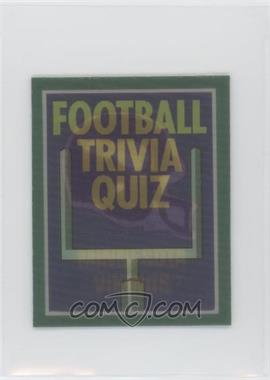 1989 Score - Football Trivia Quiz Inserts #1 - Minnesota Vikings