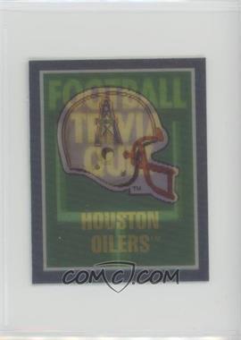 1989 Score - Football Trivia Quiz Inserts #14 - Houston Oilers
