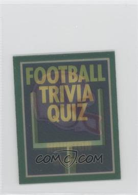 1989 Score - Football Trivia Quiz Inserts #14 - Houston Oilers