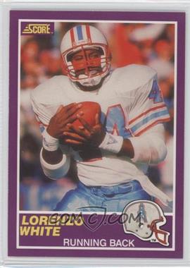 1989 Score Supplemental - [Base] #366S - Lorenzo White