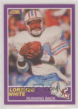 1989 Score Supplemental - [Base] #366S - Lorenzo White