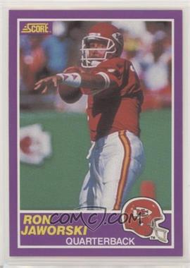 1989 Score Supplemental - [Base] #368S - Ron Jaworski