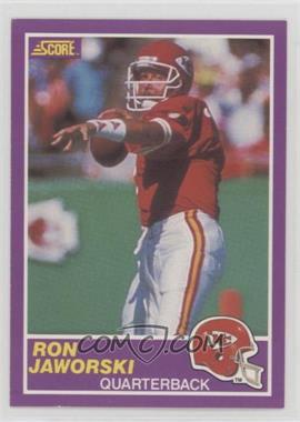 1989 Score Supplemental - [Base] #368S - Ron Jaworski