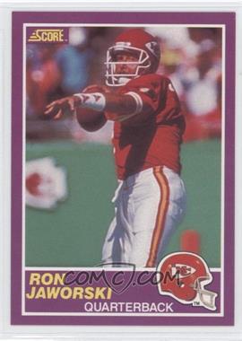 1989 Score Supplemental - [Base] #368S - Ron Jaworski