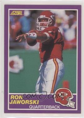 1989 Score Supplemental - [Base] #368S - Ron Jaworski