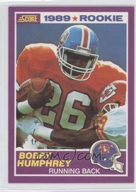 1989 Score Supplemental - [Base] #421S - Bobby Humphrey