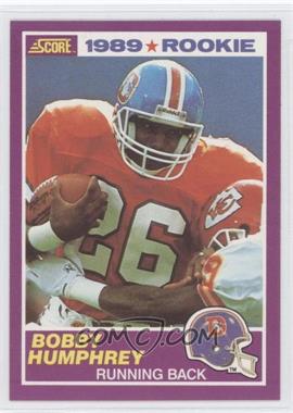 1989 Score Supplemental - [Base] #421S - Bobby Humphrey