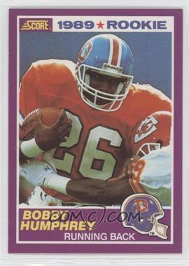 1989 Score Supplemental - [Base] #421S - Bobby Humphrey