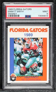 1989 Smokey Bear Florida Gators - [Base] #22 - Emmitt Smith [PSA 9 MINT]