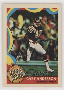 1989 Topps - 1000 Yard Club #13 - Gary W. Anderson