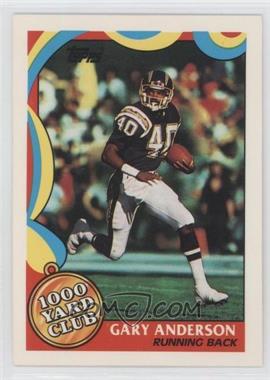 1989 Topps - 1000 Yard Club #13 - Gary W. Anderson