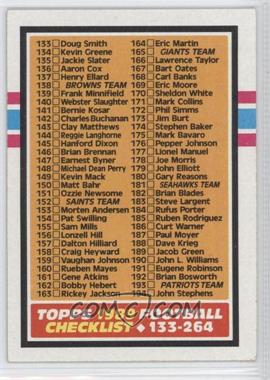 1989 Topps - [Base] #395 - Checklist