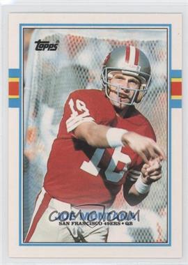 1989 Topps American/UK - [Base] #20 - Joe Montana