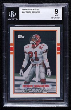 1989 Topps Traded - [Base] #30T - Deion Sanders [BGS 9 MINT]