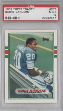 1989 Topps Traded - [Base] #83T - Barry Sanders [PSA 9 MINT]