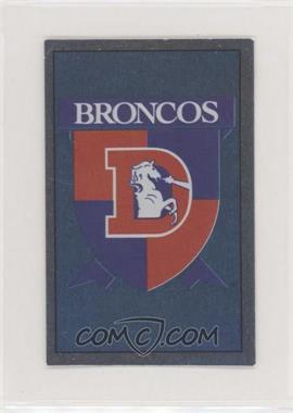 1990-91 Panini Album Stickers - [Base] - UK "American Football" #50 - Denver Broncos [EX to NM]