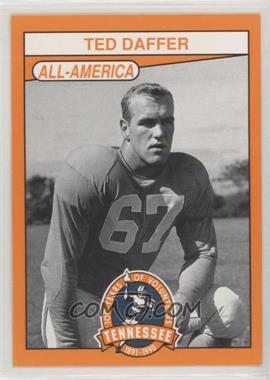 1990 100 Years of Tennessee Volunteers - [Base] #180 - All-America - Ted Daffer