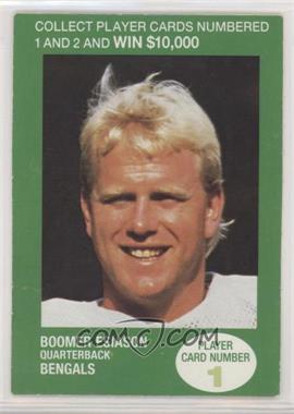 1990 BP NFL Players Match 2 Trading Card Game - [Base] #1.2 - Boomer Esiason [Poor to Fair]