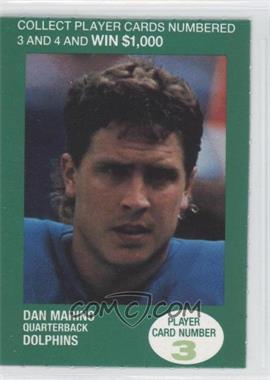 1990 BP NFL Players Match 2 Trading Card Game - [Base] #3.4 - Dan Marino