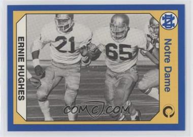 1990 Collegiate Collection University of Notre Dame - [Base] #135 - Ernie Hughes