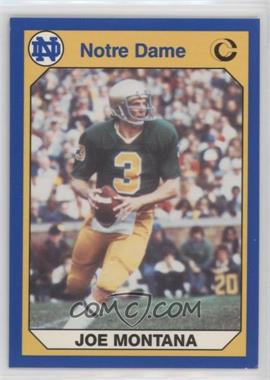 1990 Collegiate Collection University of Notre Dame - [Base] #40 - Joe Montana