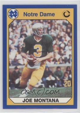 1990 Collegiate Collection University of Notre Dame - [Base] #40 - Joe Montana