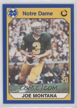 1990 Collegiate Collection University of Notre Dame - [Base] #40 - Joe Montana