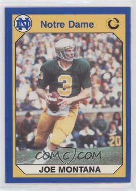 1990 Collegiate Collection University of Notre Dame - [Base] #40 - Joe Montana