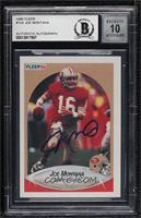 Joe Montana (TD'S and YDS are switched) [BAS BGS Authentic]